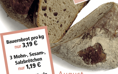 Unsere Angebote im August