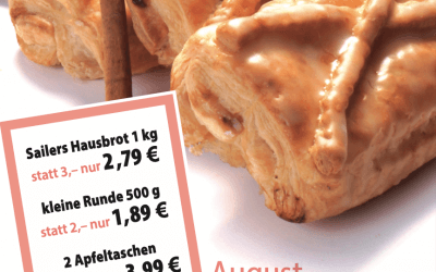 Unsere Angebote im August